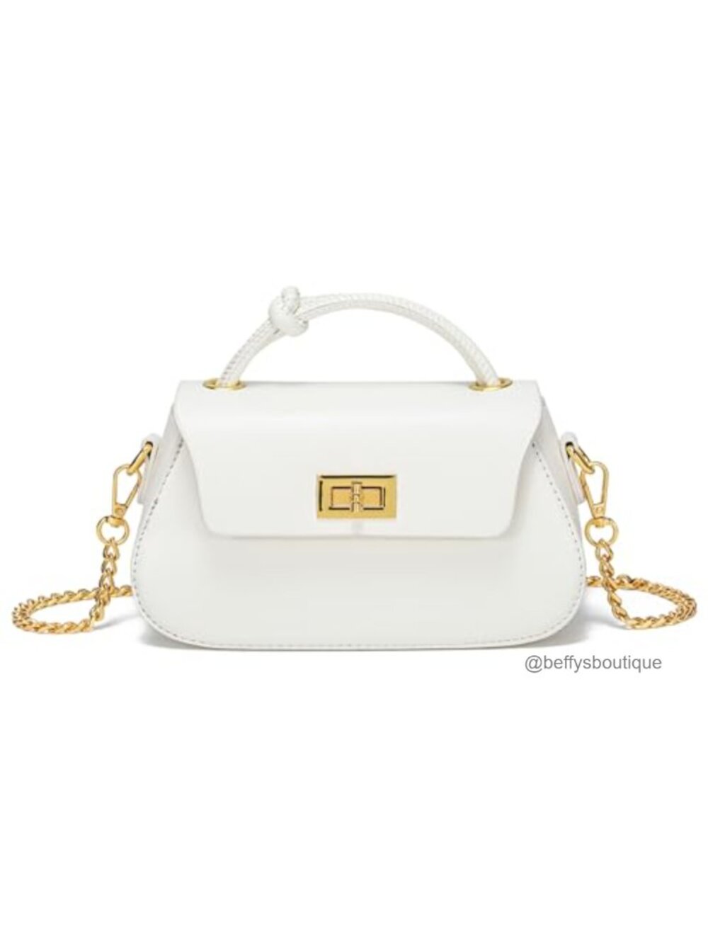 Small Crossbody Bag PU Leather Vegan Purse Detachable Strap